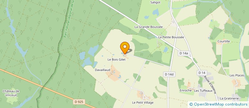 localisation de l'entreprise MONSIEUR GILLES THOMAS à AZAY-LE-FERRON
