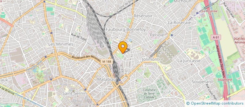 localisation de l'entreprise MONSIEUR GILLES THOMAT à TOULOUSE
