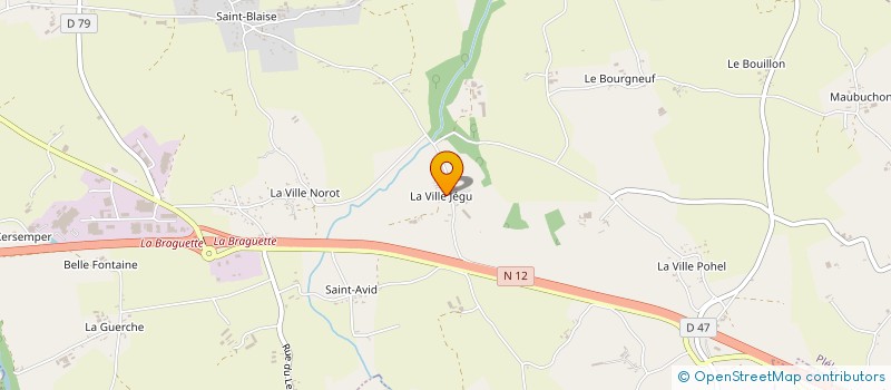 localisation de l'entreprise MONSIEUR GILLES THORAVAL à PLELO