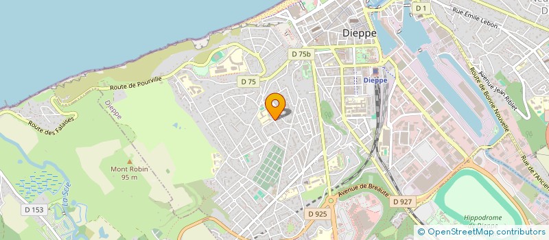 localisation de l'entreprise MONSIEUR GILLES THOUMIRE  DIEPPE