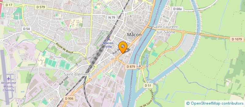 localisation de l'entreprise MONSIEUR GILLES THUSY  MACON