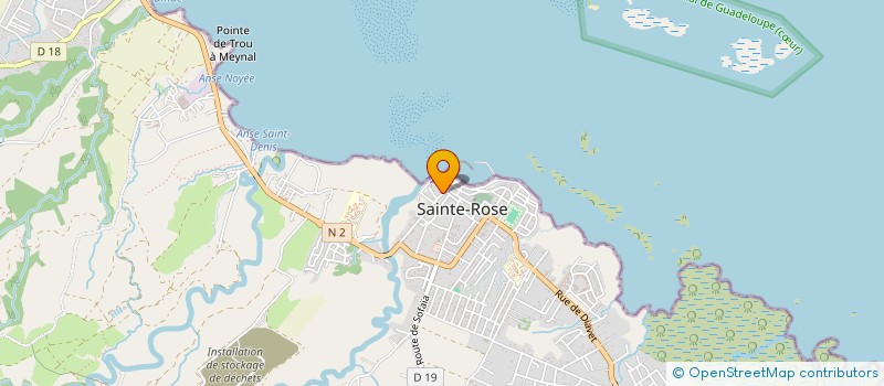 localisation de l'entreprise MONSIEUR GILLES TINEDOR à SAINTE-ROSE