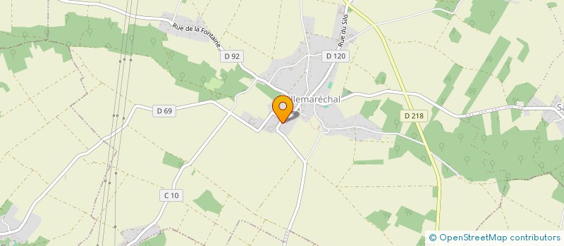 localisation de l'entreprise MONSIEUR GILLES TOQUART  VILLEMARECHAL