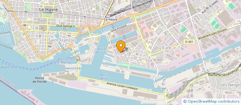 localisation de l'entreprise MONSIEUR GILLES TOUCHARD à LE HAVRE