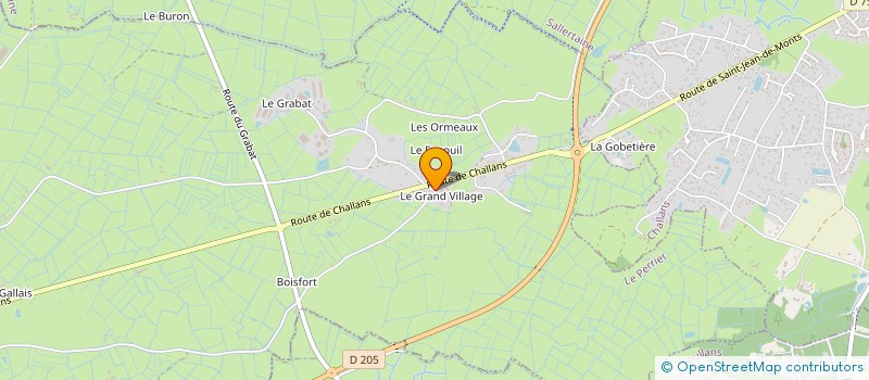localisation de l'entreprise MONSIEUR GILLES TOUGERON à LE PERRIER