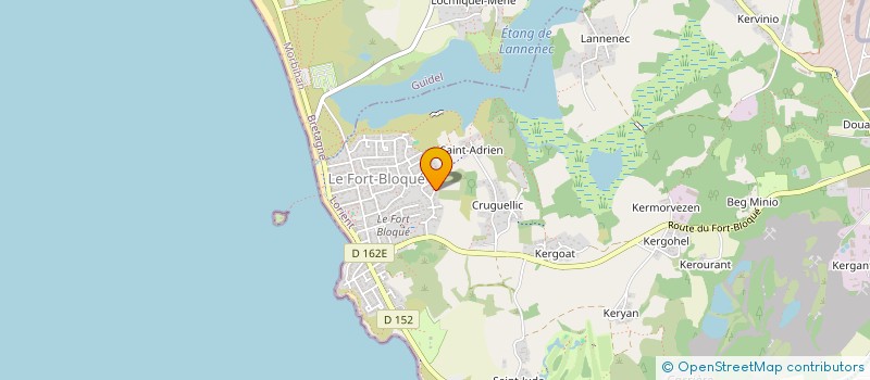 localisation de l'entreprise MONSIEUR GILLES TOUSSAINT  PLOEMEUR