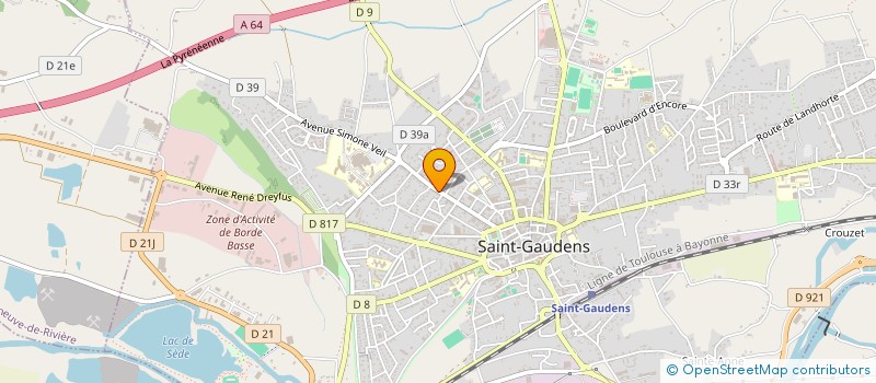 localisation de l'entreprise MONSIEUR GILLES TRAN à SAINT-GAUDENS