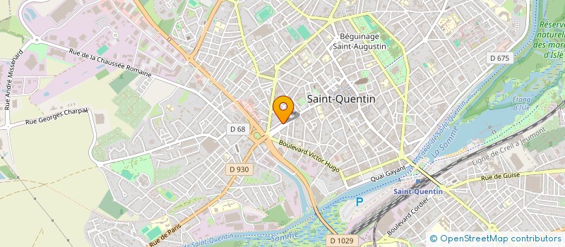 localisation de l'entreprise MONSIEUR GILLES TRANCOIS à SAINT-QUENTIN