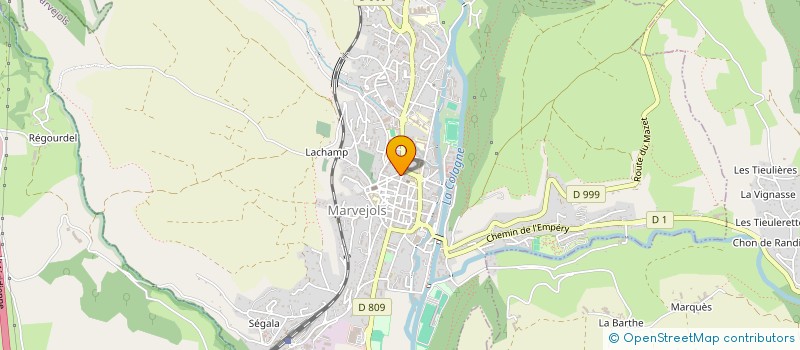 localisation de l'entreprise MONSIEUR GILLES TRAUCHESSEC  MARVEJOLS