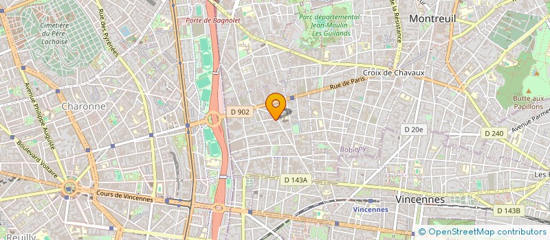 localisation de l'entreprise MONSIEUR GILLES TRAULE à MONTREUIL