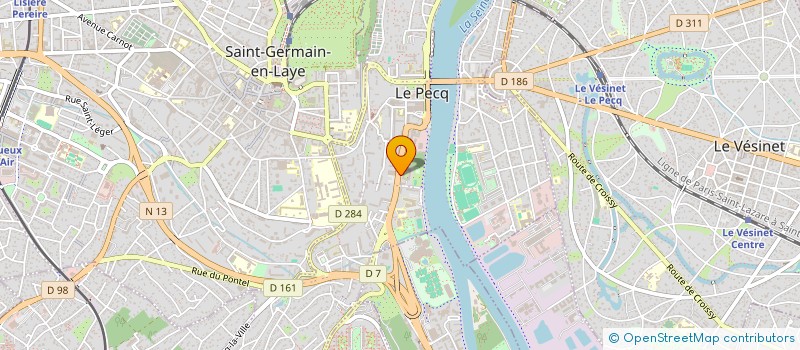 localisation de l'entreprise MONSIEUR GILLES TRINQUART  LE PECQ