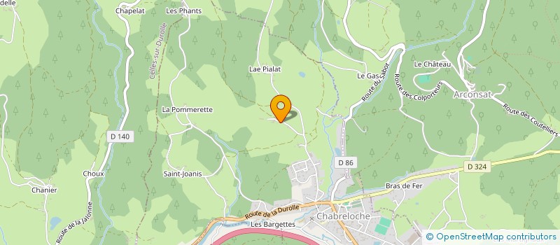localisation de l'entreprise MONSIEUR GILLES TRIOULIER à CHABRELOCHE