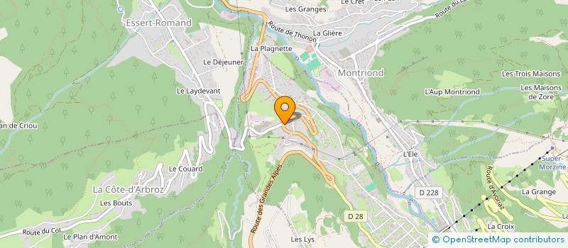 localisation de l'entreprise MONSIEUR GILLES TROMBERT à MORZINE