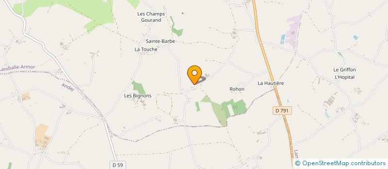 localisation de l'entreprise MONSIEUR GILLES TRONET  LAMBALLE-ARMOR