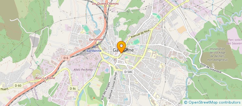 localisation de l'entreprise MONSIEUR GILLES TUA à GARDANNE