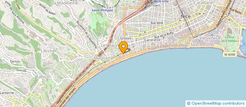 localisation de l'entreprise MONSIEUR GILLES TUNNINELLO à NICE