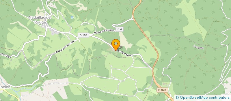 localisation de l'entreprise MONSIEUR GILLES TURGIS  NADAILLAC-DE-ROUGE