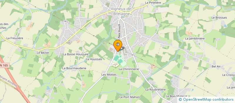 localisation de l'entreprise MONSIEUR GILLES TUROUNET  VIGNEUX-DE-BRETAGNE