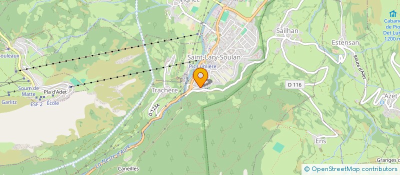 localisation de l'entreprise MONSIEUR GILLES TURROQUES  SAINT-LARY-SOULAN