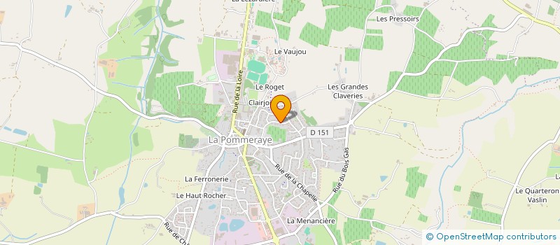 localisation de l'entreprise MONSIEUR GILLES TUSSEAU  MAUGES-SUR-LOIRE