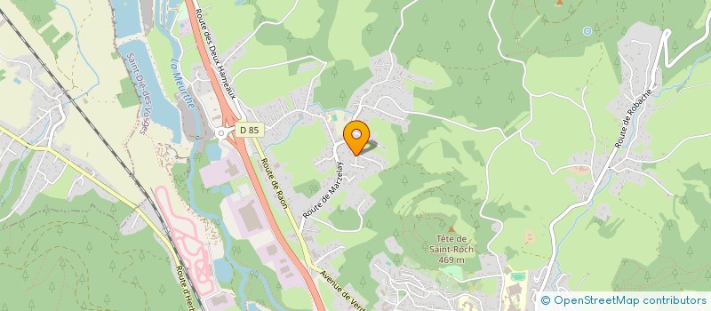 localisation de l'entreprise MONSIEUR GILLES UNTEREINER  SAINT-DIE-DES-VOSGES