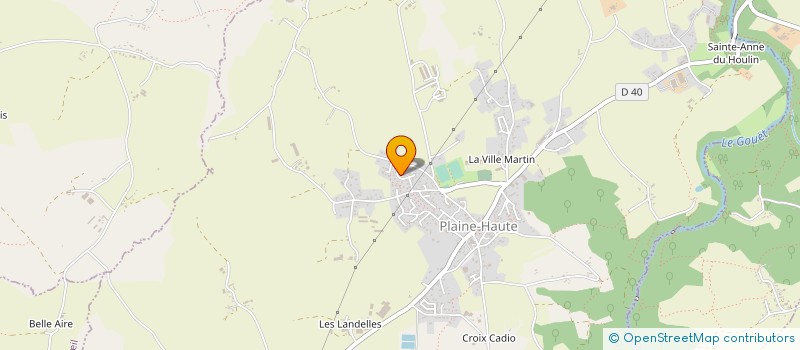 localisation de l'entreprise MONSIEUR GILLES UNVOAS  PLAINE-HAUTE