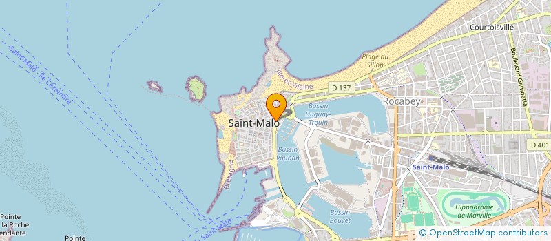 localisation de l'entreprise MONSIEUR GILLES URBANI à SAINT-MALO
