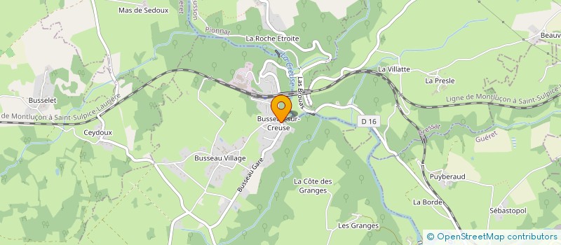 localisation de l'entreprise MONSIEUR GILLES VACHON à AHUN