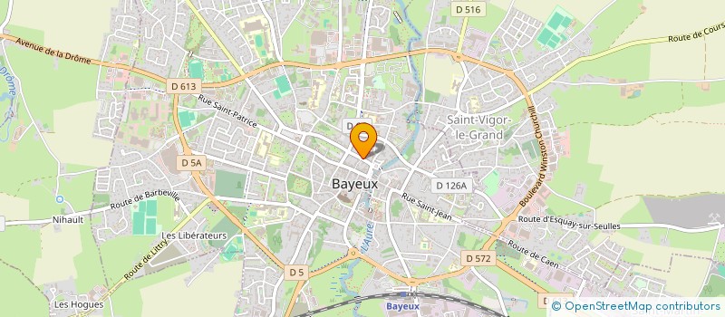 localisation de l'entreprise MONSIEUR GILLES VAILLE  BAYEUX