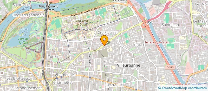 localisation de l'entreprise MONSIEUR GILLES VALENTE  VILLEURBANNE