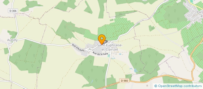 localisation de l'entreprise MONSIEUR GILLES VALLEE  SAINT-EUPHRAISE-ET-CLAIRIZET