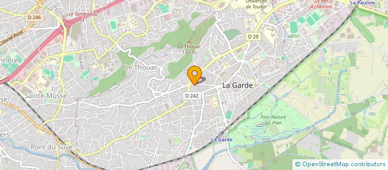 localisation de l'entreprise MONSIEUR GILLES VALLEE à LA GARDE