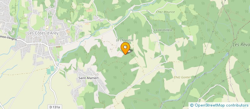 localisation de l'entreprise MONSIEUR GILLES VALLIN  LES COTES-D'AREY