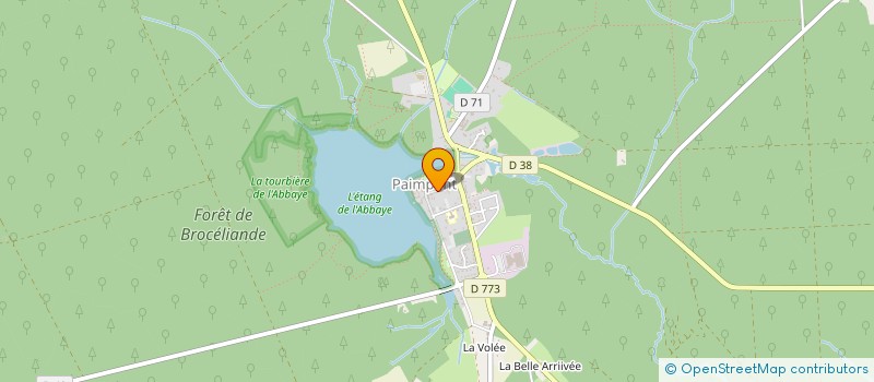 localisation de l'entreprise MONSIEUR GILLES VAN DEN DRIESSCHE  PAIMPONT