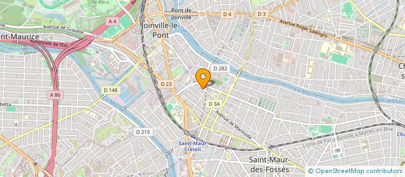 localisation de l'entreprise MONSIEUR GILLES VANACKERE à SAINT-MAUR-DES-FOSSES