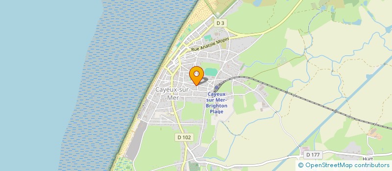 localisation de l'entreprise MONSIEUR GILLES VANDYCK  CAYEUX-SUR-MER