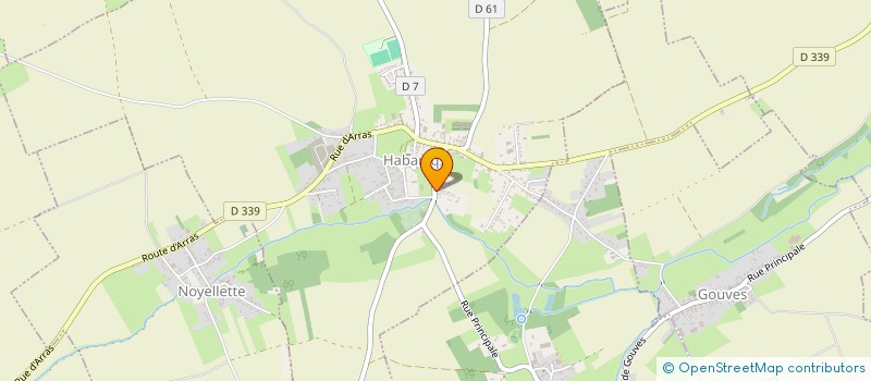 localisation de l'entreprise MONSIEUR GILLES VASSEUR  HABARCQ