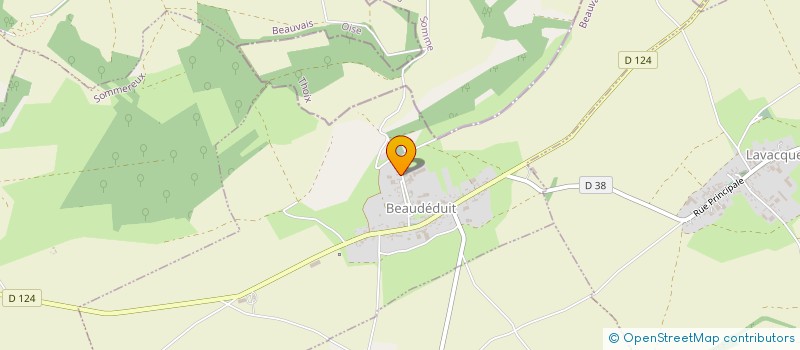 localisation de l'entreprise MONSIEUR GILLES VASSEUR  BEAUDEDUIT