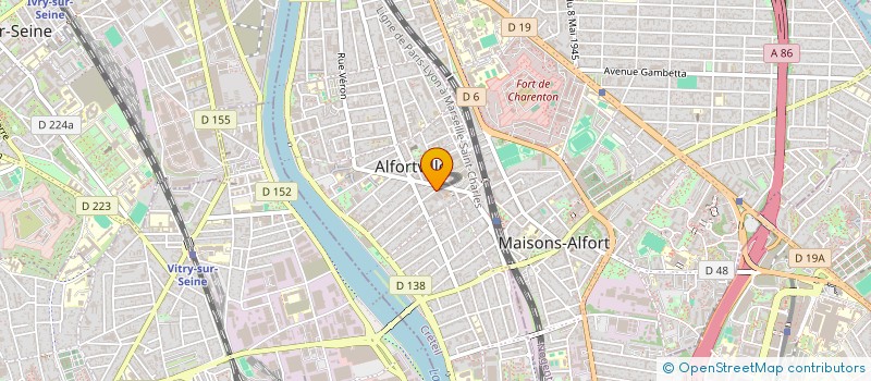 localisation de l'entreprise MONSIEUR GILLES VATTAN à ALFORTVILLE