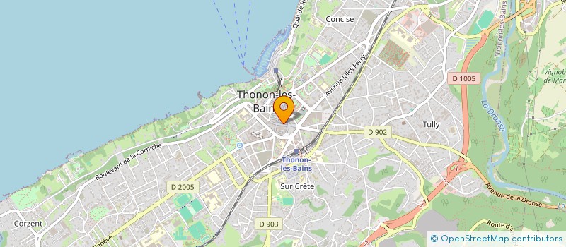 localisation de l'entreprise MONSIEUR GILLES VAUVARIN à THONON-LES-BAINS