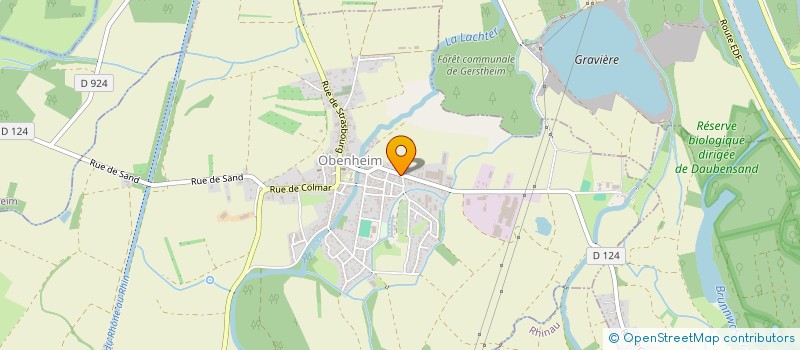 localisation de l'entreprise MONSIEUR GILLES VEDDER  OBENHEIM