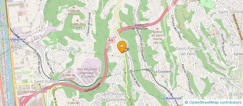 localisation de l'entreprise MONSIEUR GILLES VEISSIERE à NICE