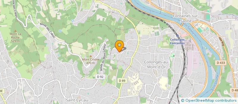 localisation de l'entreprise MONSIEUR GILLES VENET  COLLONGES-AU-MONT-D'OR