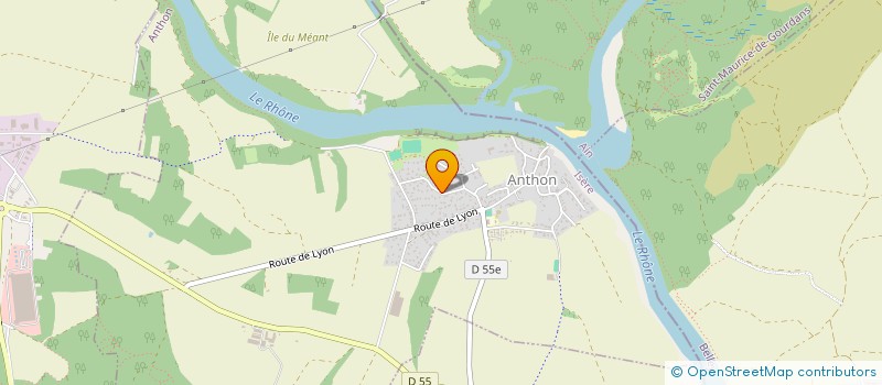 localisation de l'entreprise MONSIEUR GILLES VERA à ANTHON