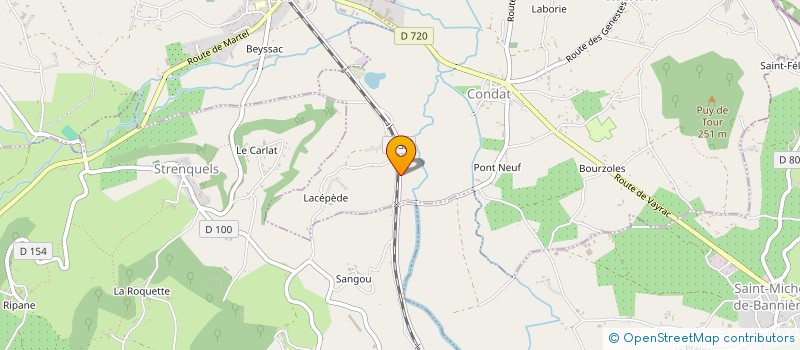 localisation de l'entreprise MONSIEUR GILLES VERHULST  VAYRAC