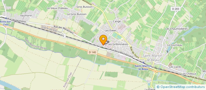 localisation de l'entreprise MONSIEUR GILLES VERLEY  SAINT-MARTIN-LE-BEAU