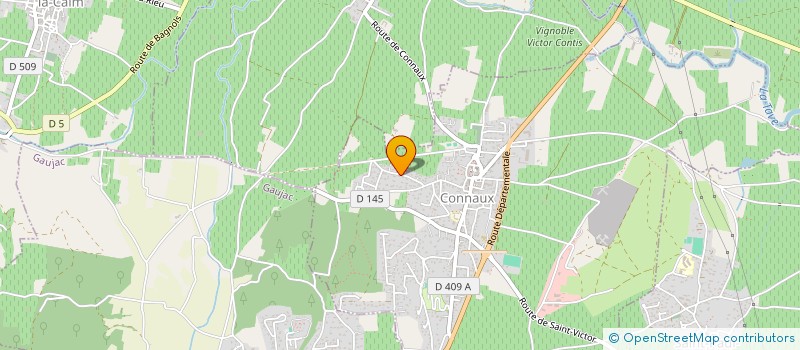 localisation de l'entreprise MONSIEUR GILLES VERON  CONNAUX