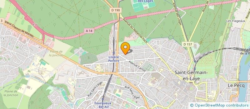 localisation de l'entreprise MONSIEUR GILLES VERRIER à SAINT-GERMAIN-EN-LAYE