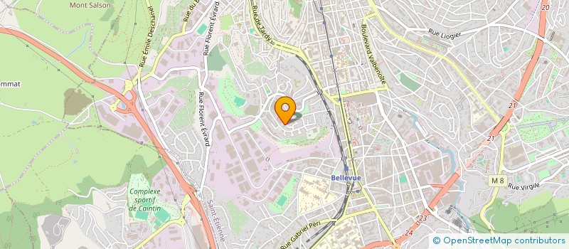 localisation de l'entreprise MONSIEUR GILLES VEYRE  SAINT-ETIENNE