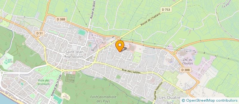 localisation de l'entreprise MONSIEUR GILLES VEYSSET à SAINT-JEAN-DE-MONTS
